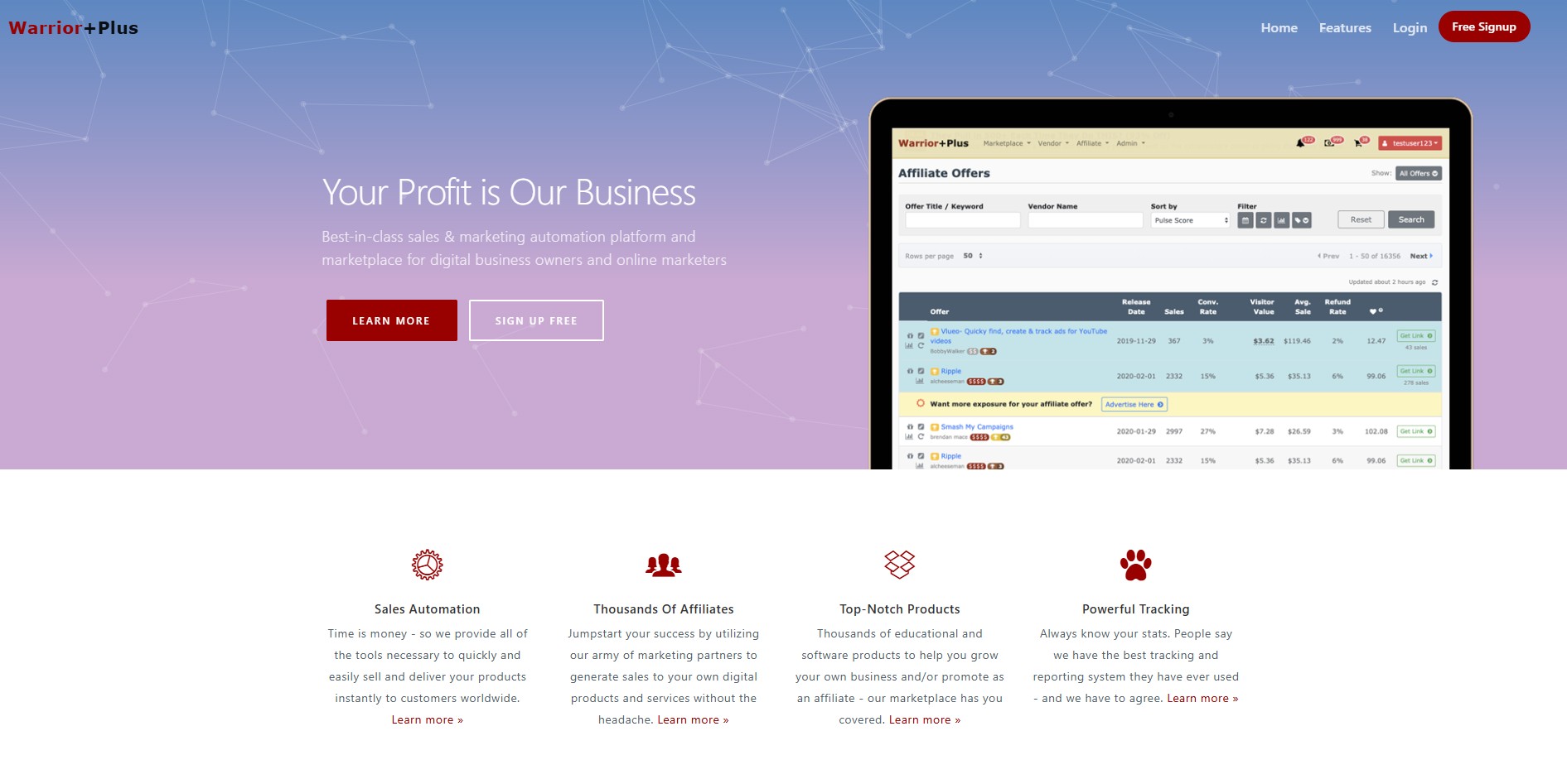 WarriorPlus Affiliate Program