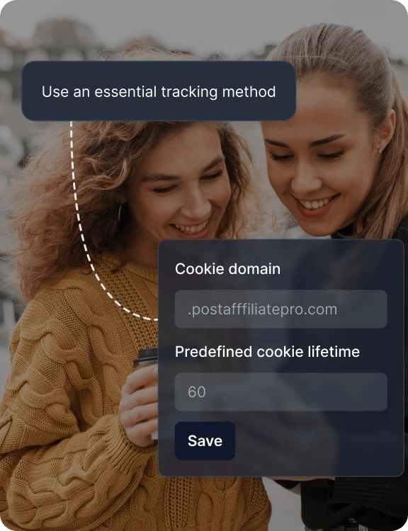 Cookie tracking illustration
