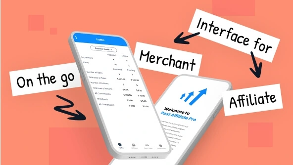 A graphic illustrating Post Affiliate Pro homepage teaser.