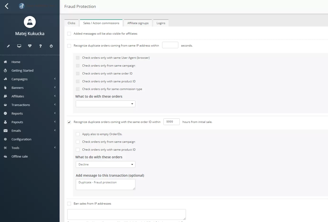 A graphic illustrating affiliate management.