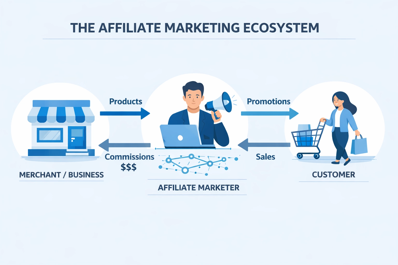 What is an Affiliate Marketer? Definition, Types & How to Get Started