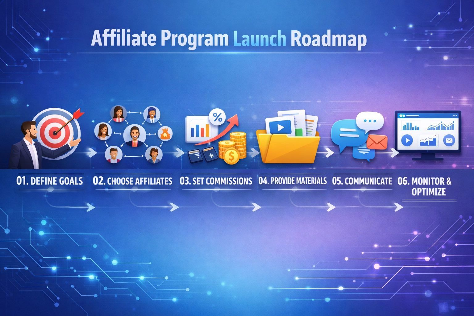 6-step roadmap for launching an affiliate marketing program for tech startups