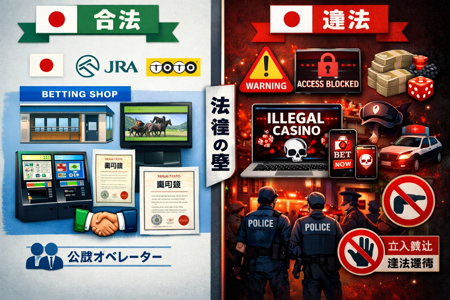 Legal vs Illegal Sports Betting in Japan - Compliance Landscape