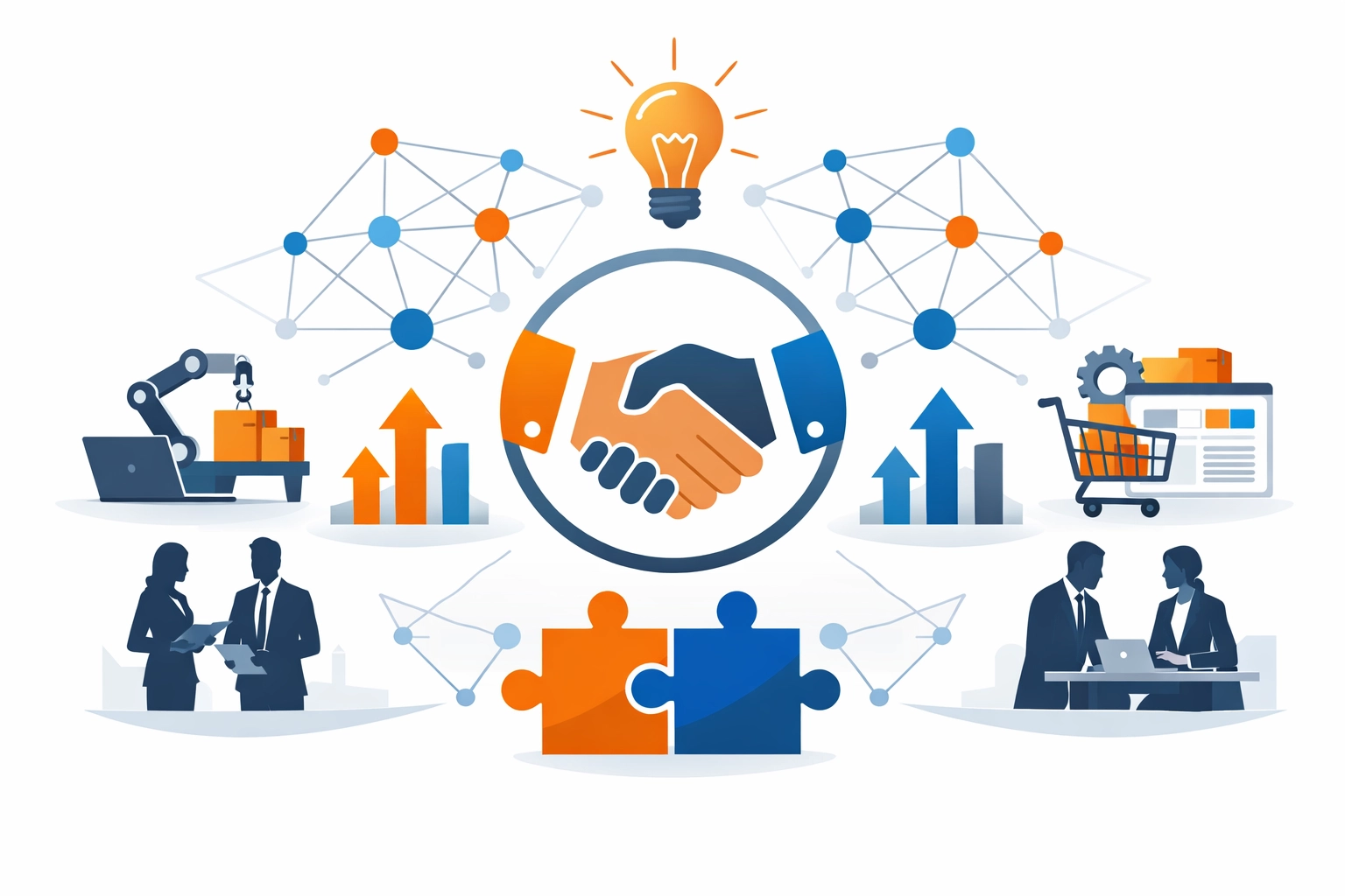 Strategic business partnership collaboration