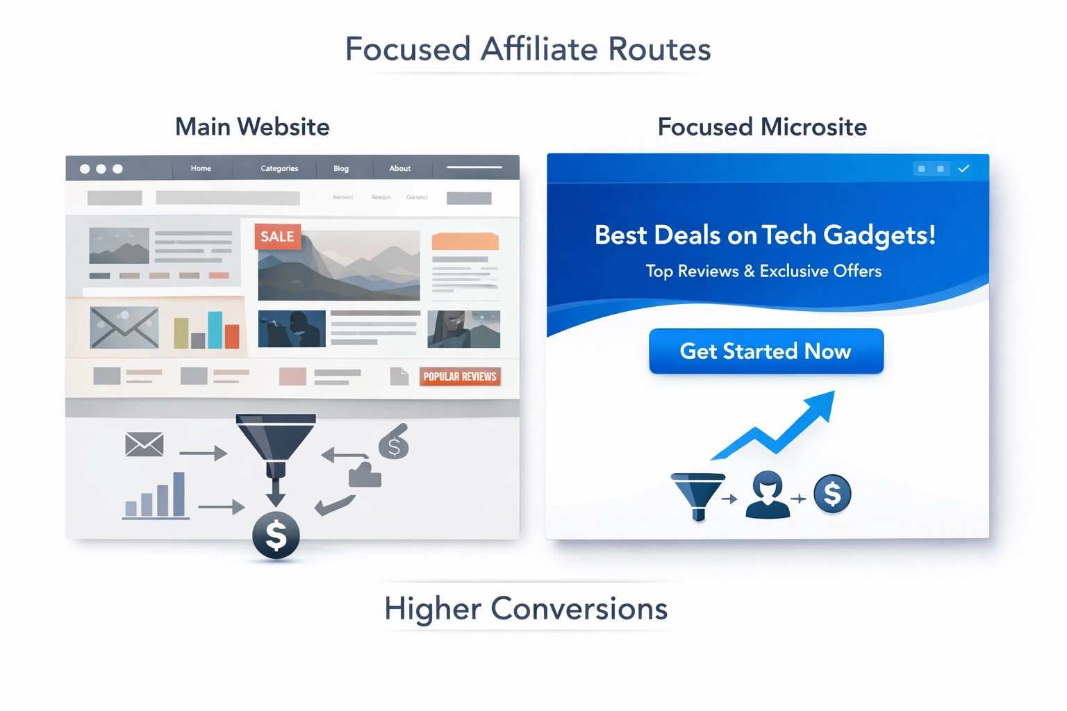 Microsites in Affiliate Marketing: Boost Conversions and Reduce Leakage