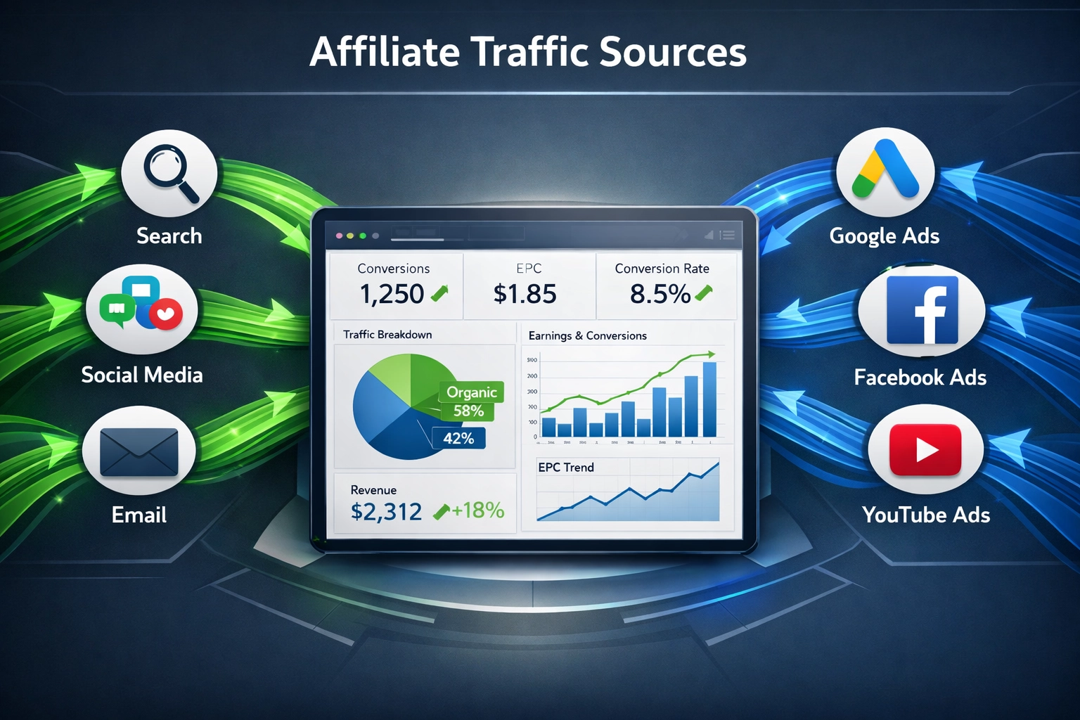 Different Types of Affiliate Traffic and How They Influence Your Affiliate Program