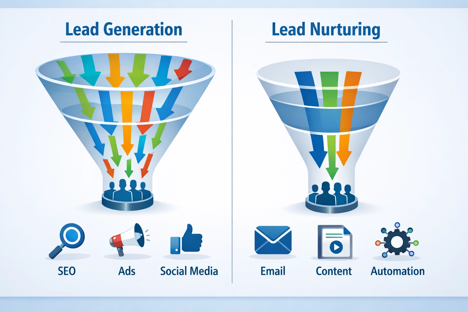 Lead Generation vs Lead Nurturing: Key Differences and Strategies