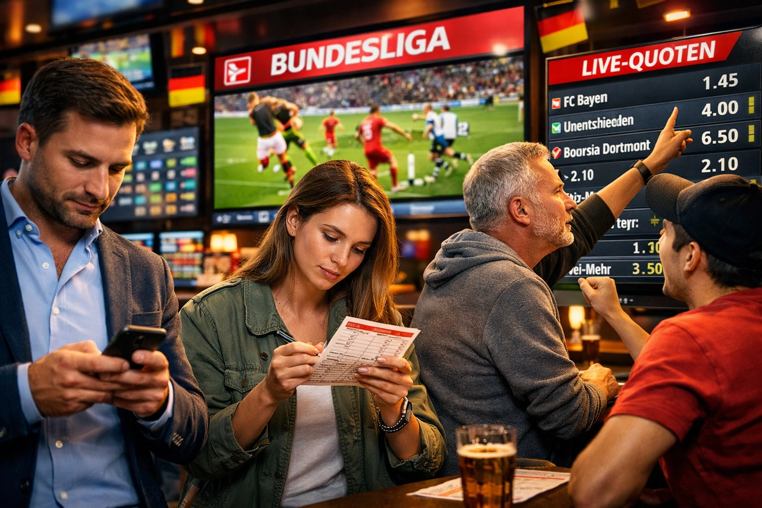 Sports betting in Germany with Bundesliga matches and live betting opportunities