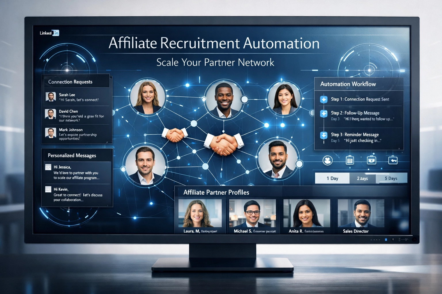LinkedIn Tools for Automating Affiliate Recruitment