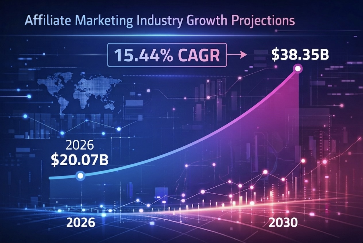 Affiliate marketing industry growth projections from 2025 to 2031