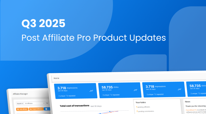 Post Affiliate Pro Product Updates: Q3 2025
