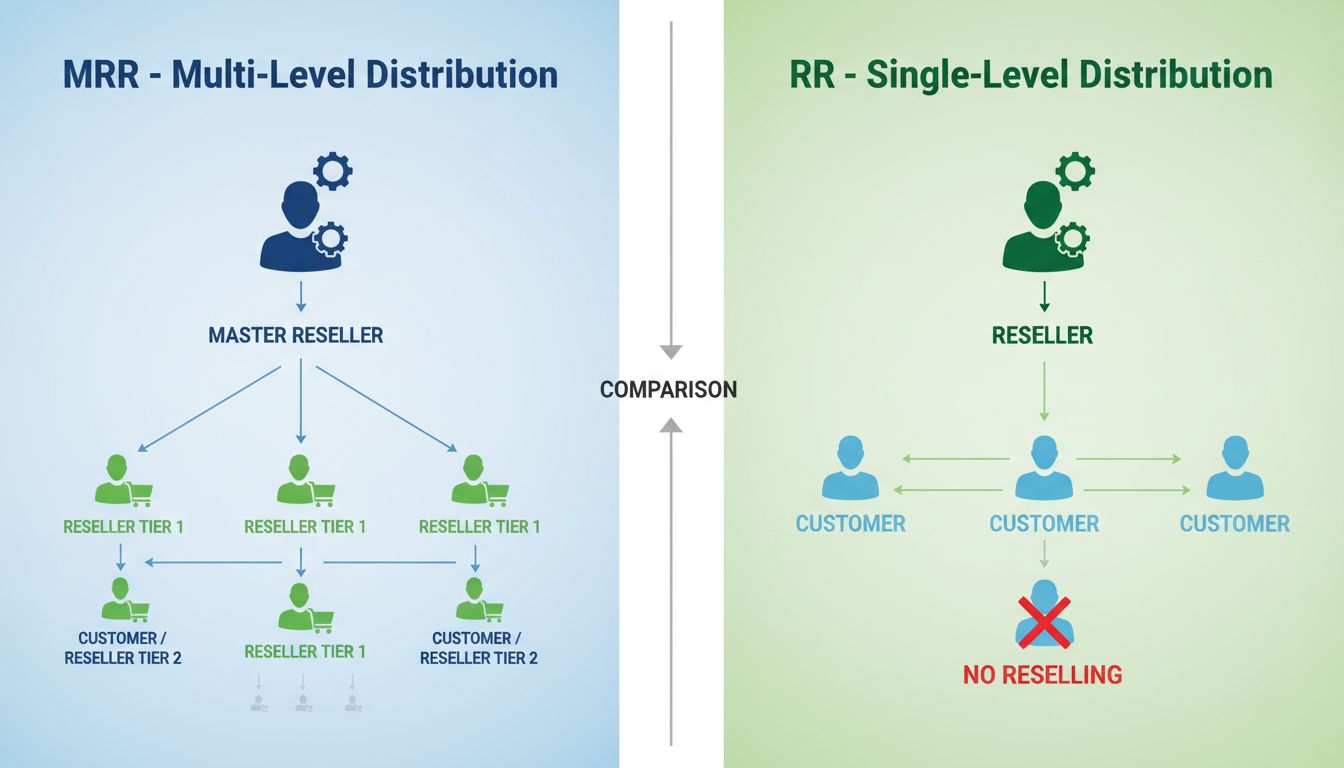 MRR vs RR Distribution Rights Comparison Diagram