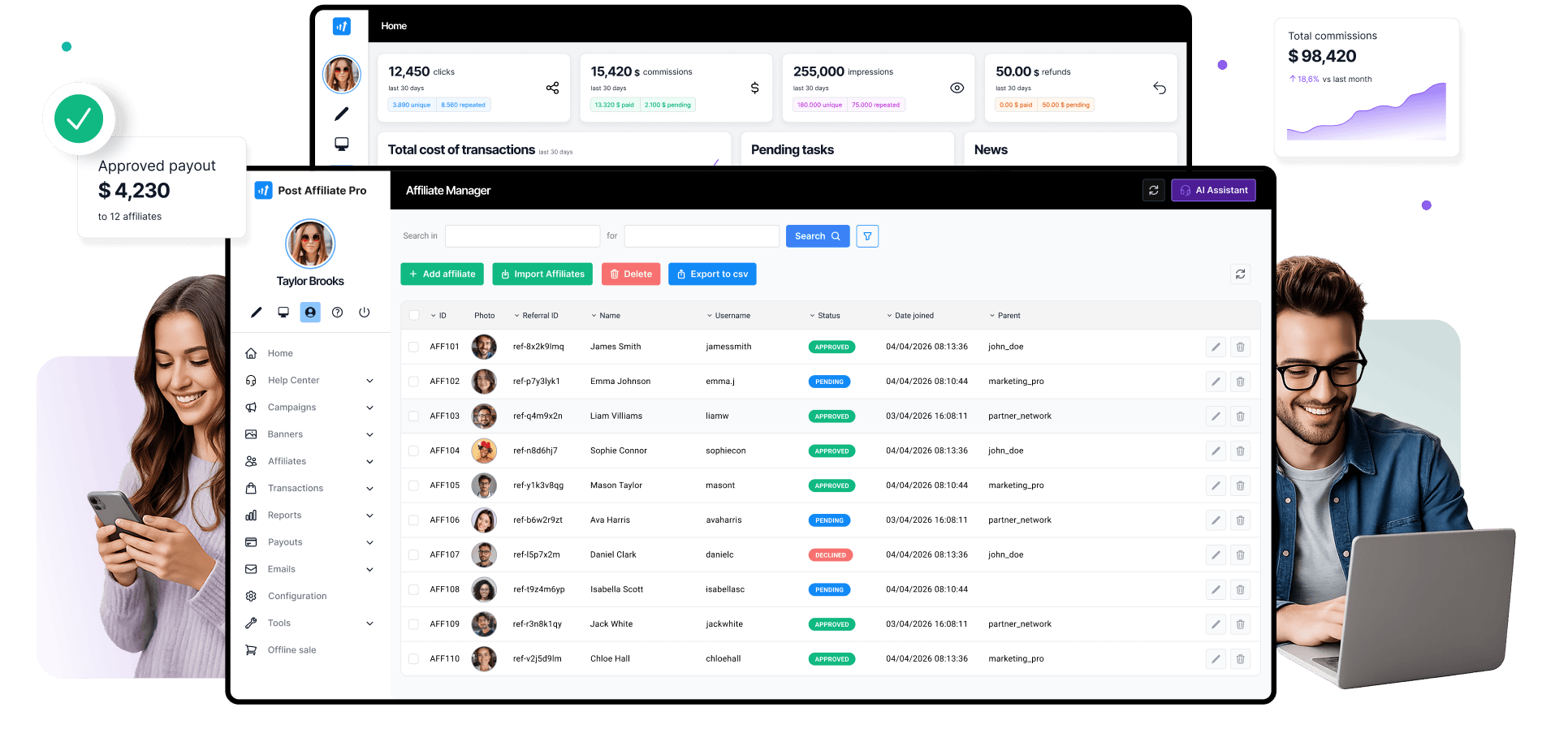 The leader in affiliate software