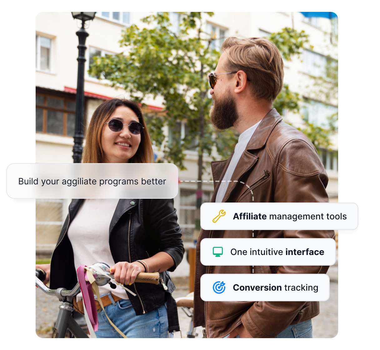 A screenshot of the Post Affiliate Pro dashboard with general overview and metrics.