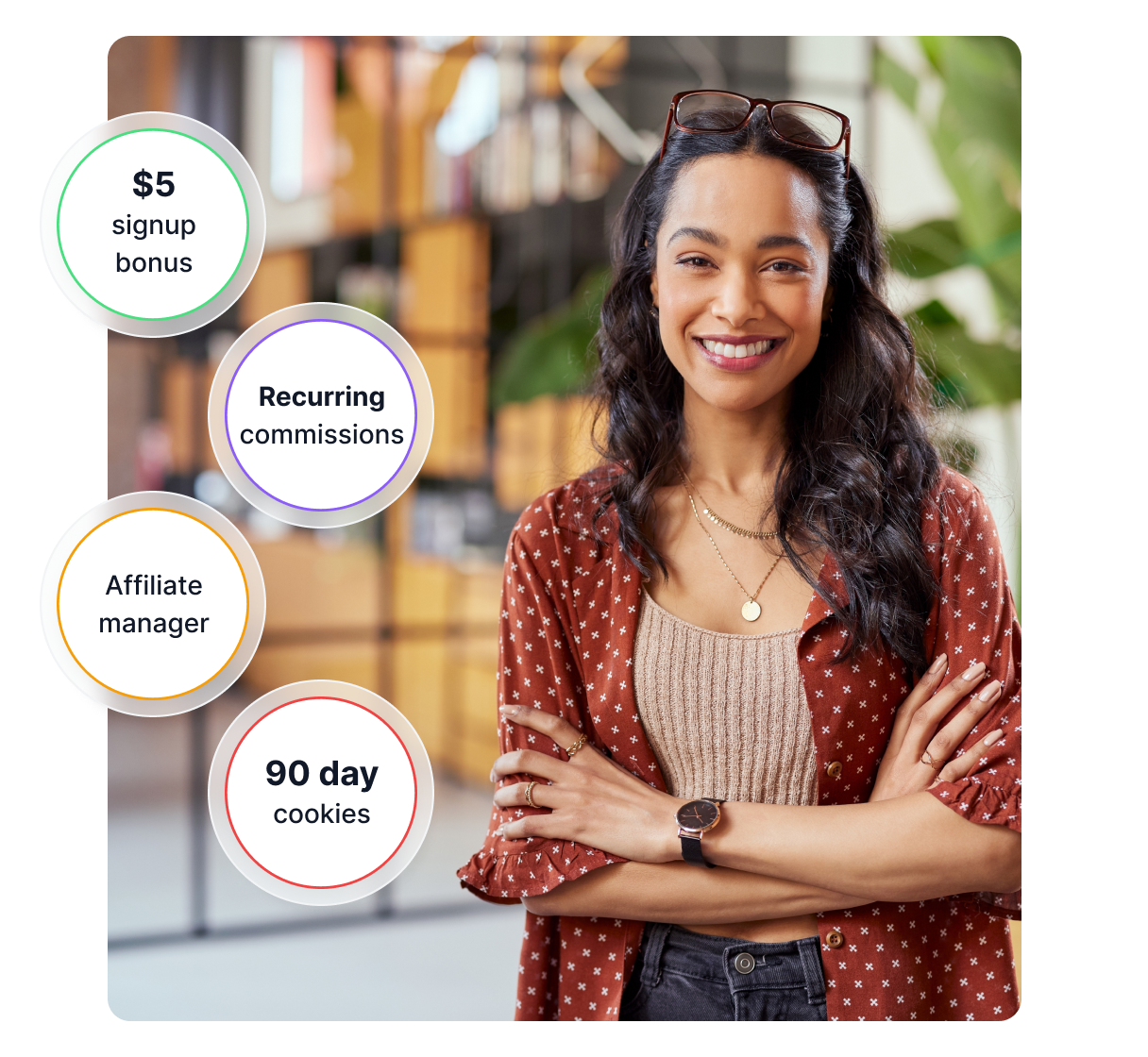 Get $5 signup bonus, recurring comissions, dedicated affiliate manager and 90 day cookies with the Post Affiliate Pro affiliate program.