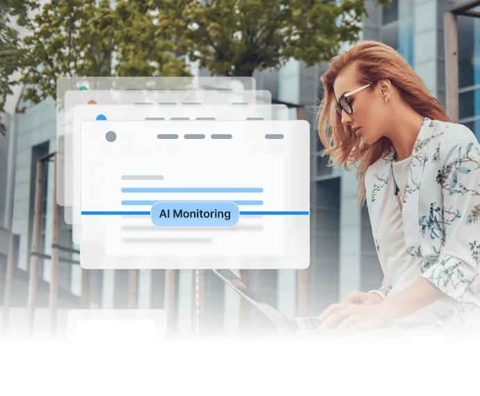 AI compliance monitoring dashboard flagging suspicious affiliate transactions and rule violations