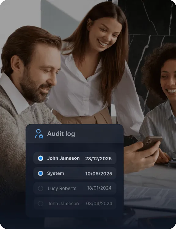 Audit log illustration