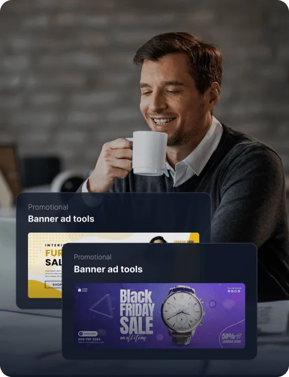 Top affiliates and banners illustration